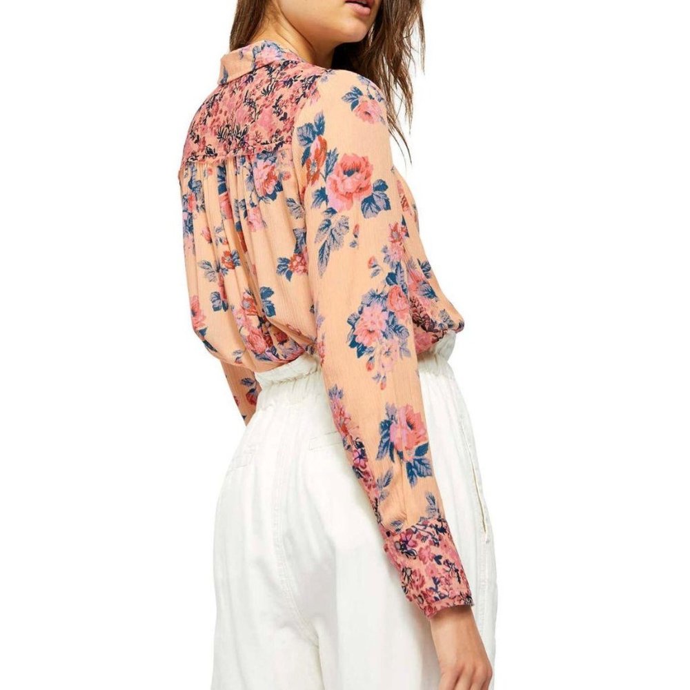 Free People Hold On To Me Floral Top NWT XS - Picture 6 of 11